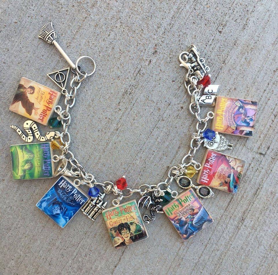 Buy Yellow Chimes Silver Toned Harry Potter Merchandise Warner Bros Super  Heros Charm Multicolor Bracelet for Girls and Women, M (YCFJBR-13HEROS-MC)  Online at Lowest Price Ever in India | Check Reviews &